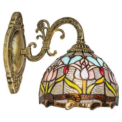 Brilagi - Tiffany-stiilis vitraažist seinavalgusti LORAS 1xE27/40W/230V