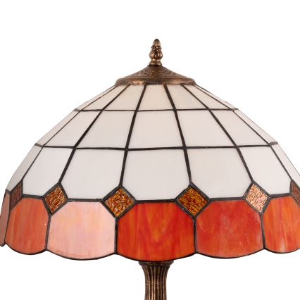 Brilagi - Tiffany-stiilis vitraažlaualamp SIENNA 2xE27/60W/230V