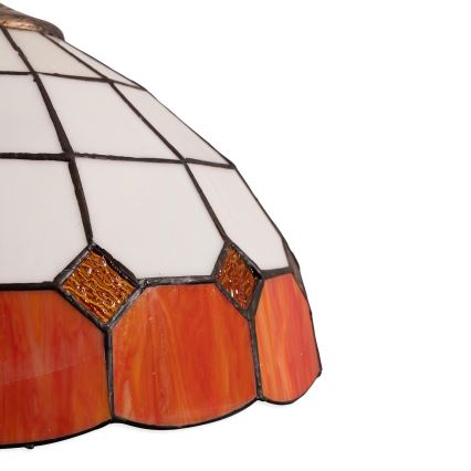 Brilagi - Tiffany-stiilis vitraažlühter ketiga SIENNA 1xE27/60W/230V läbimõõt 40 cm