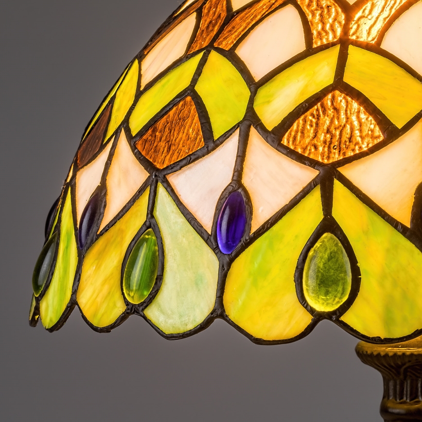 Brilagi - Tiffany-vitraaž laualamp MARGARET 1xE27/40W/230V