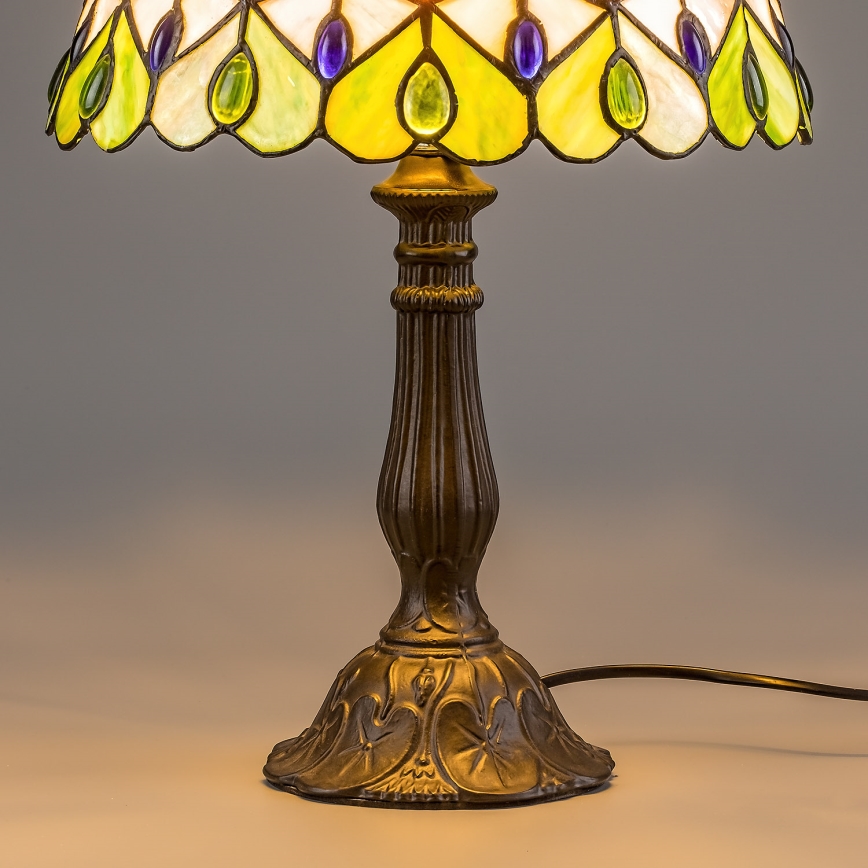 Brilagi - Tiffany-vitraaž laualamp MARGARET 1xE27/40W/230V