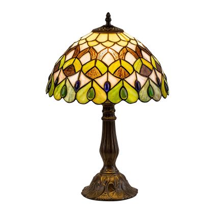 Brilagi - Tiffany-vitraaž laualamp MARGARET 1xE27/40W/230V