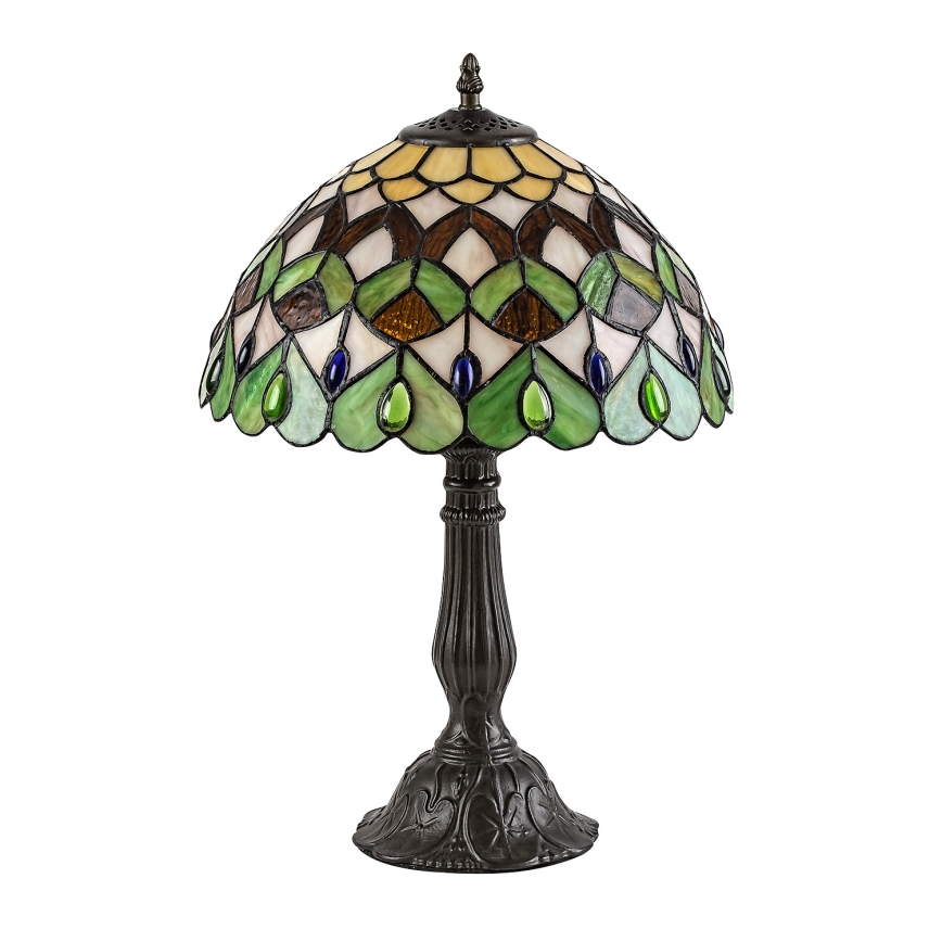 Brilagi - Tiffany-vitraaž laualamp MARGARET 1xE27/40W/230V