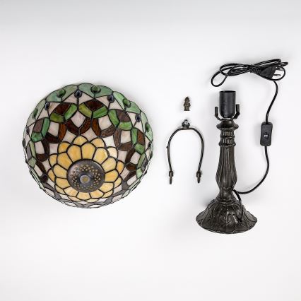 Brilagi - Tiffany-vitraaž laualamp MARGARET 1xE27/40W/230V