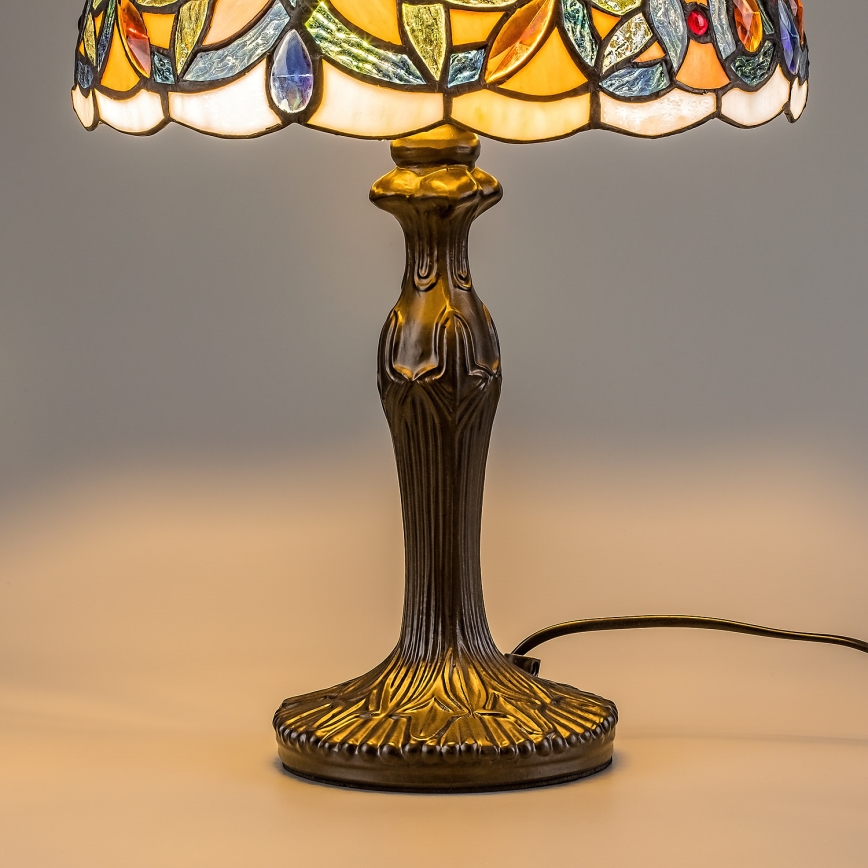 Brilagi - Tiffany-vitraažiga laualamp LUISA 1xE27/40W/230V