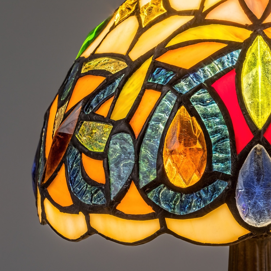 Brilagi - Tiffany vitraažiga lauavalgusti LUISA 1xE14/40W/230V