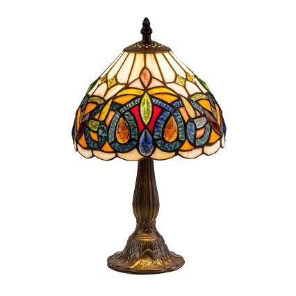 Brilagi - Tiffany vitraažiga lauavalgusti LUISA 1xE14/40W/230V