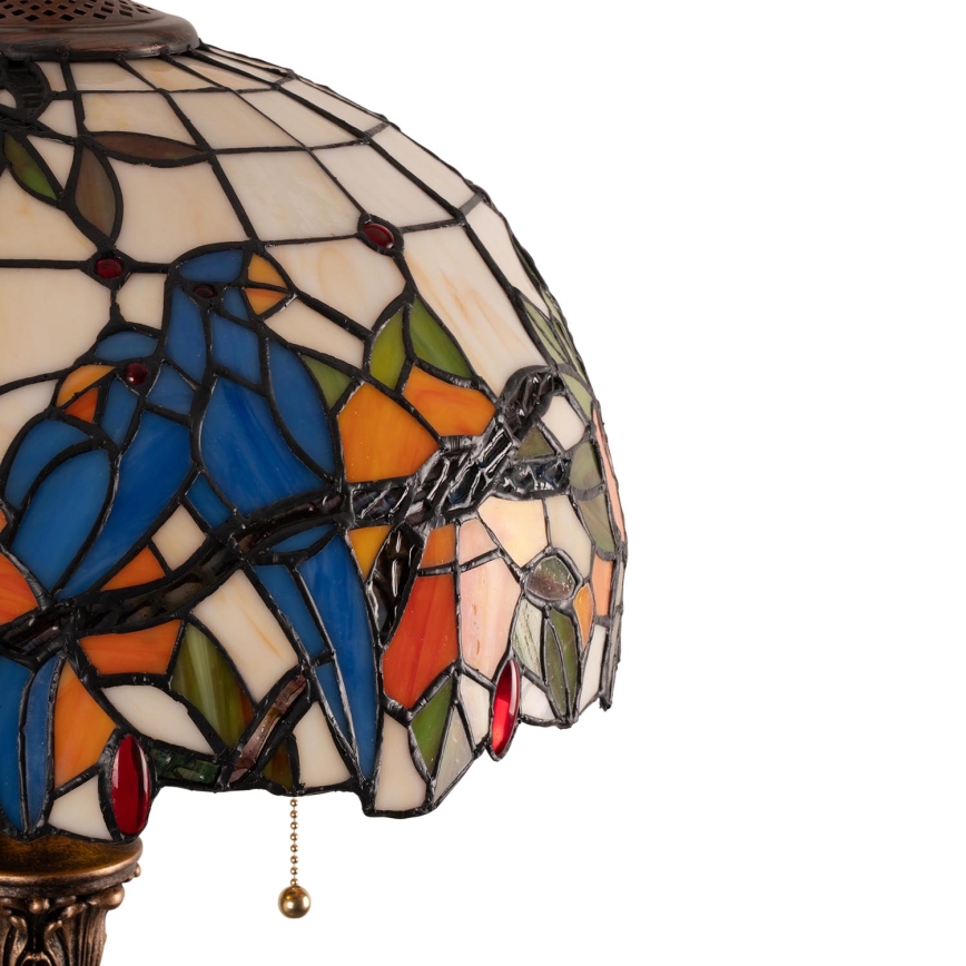 Brilagi - Tiffany-vitraažiga põrandalamp JUNGLE 2xE27/60W/230V