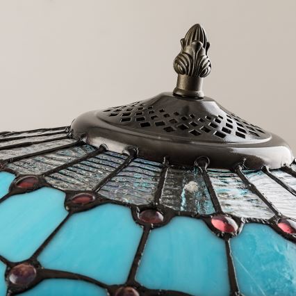 Brilagi – Tiffany-vitraažiga põrandalamp LORAS 2xE27/60W/230V