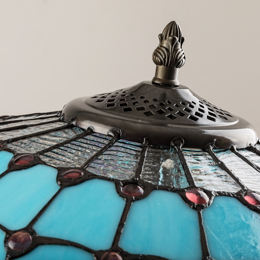 Brilagi – Tiffany-vitraažiga põrandalamp LORAS 2xE27/60W/230V