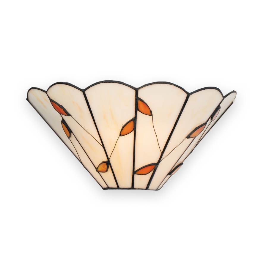Brilagi - Tiffany-vitraažiga seinavalgusti FOLIA 1xE14/40W/230V
