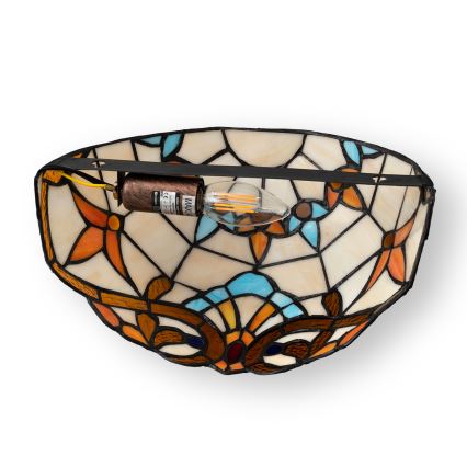 Brilagi - Tiffany-vitraažiga seinavalgusti MIRABELLA 1xE14/40W/230V