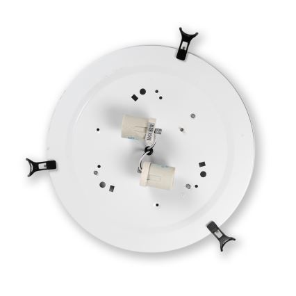 Brilagi - Tiffany vitraažist laelamp IVORY 2xE27/60W/230V, läbimõõt 40 cm