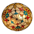 Brilagi - Tiffany-vitraažist laelamp MIRABELLA 3xE27/60W/230V, läbimõõt 40 cm