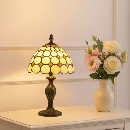 Brilagi - Tiffany-vitraažist laualamp DORAN 1xE14/40W/230V