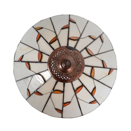 Brilagi - Tiffany vitraažist laualamp FOLIA 1xE27/60W/230V