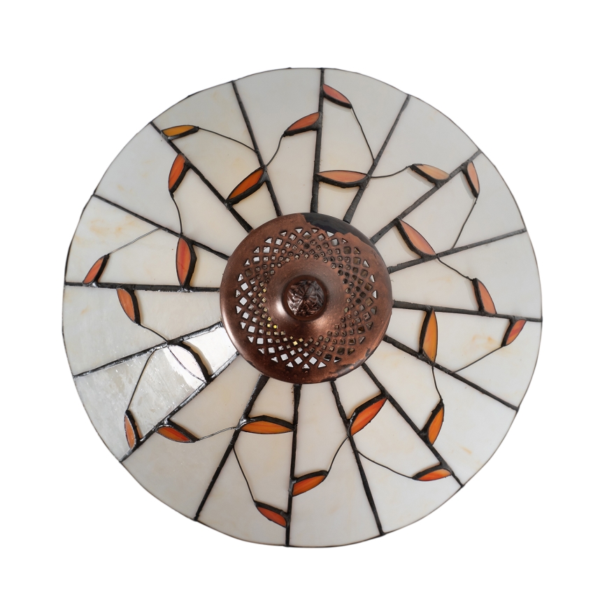 Brilagi - Tiffany vitraažist laualamp FOLIA 1xE27/60W/230V