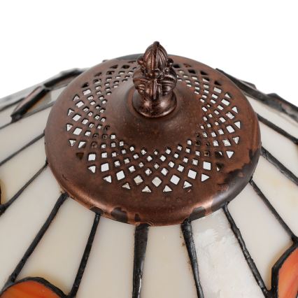 Brilagi - Tiffany vitraažist laualamp FOLIA 1xE27/60W/230V