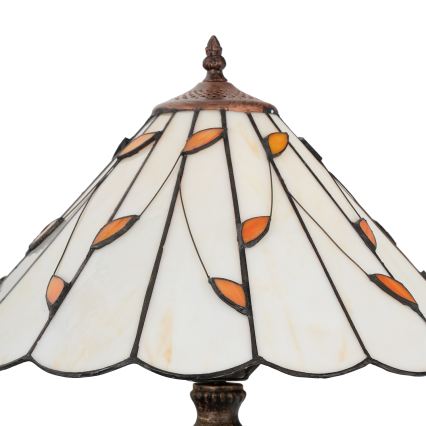 Brilagi - Tiffany vitraažist laualamp FOLIA 2xE27/60W/230V