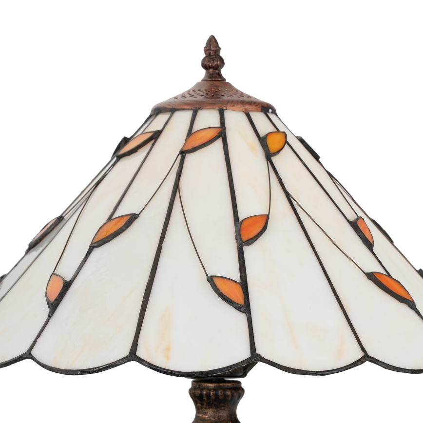 Brilagi - Tiffany vitraažist laualamp FOLIA 2xE27/60W/230V