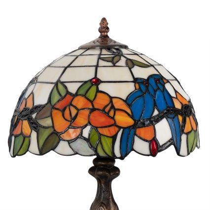 Brilagi - Tiffany vitraažist laualamp JUNGLE 1xE27/60W/230V