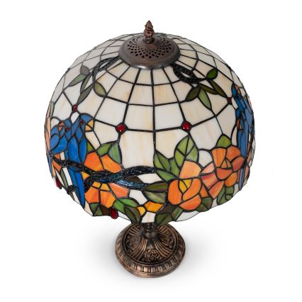 Brilagi - Tiffany-vitraažist laualamp JUNGLE 2xE27/60W/230V