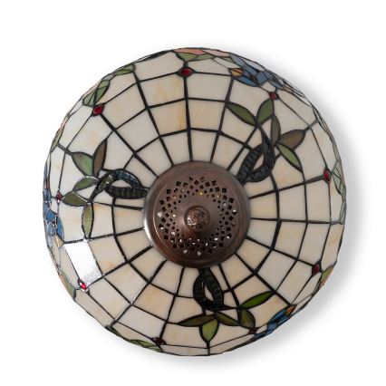Brilagi - Tiffany-vitraažist laualamp JUNGLE 2xE27/60W/230V