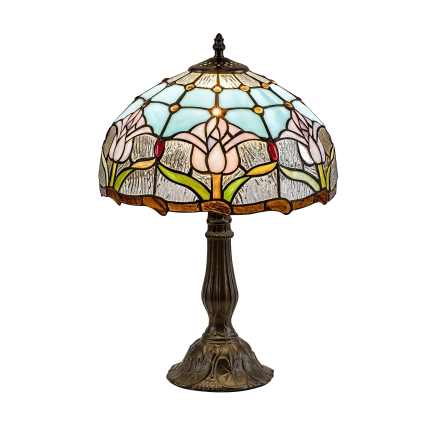 Brilagi - Tiffany vitraažist laualamp LORAS 1xE27/40W/230V