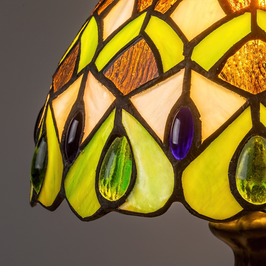 Brilagi - Tiffany vitraažist laualamp MARGARET 1xE14/40W/230V