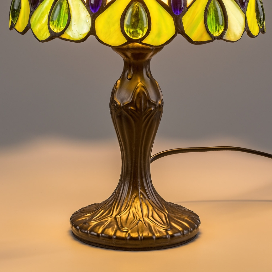 Brilagi - Tiffany vitraažist laualamp MARGARET 1xE14/40W/230V