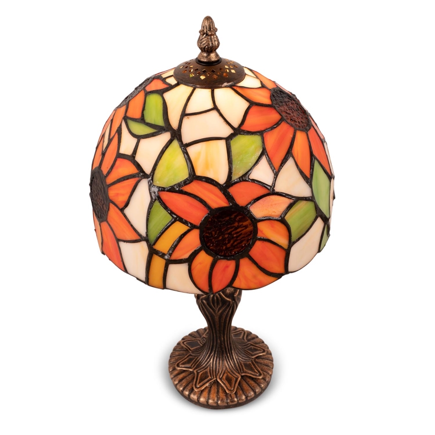 Brilagi - Tiffany vitraažist laualamp SUNFLOWER 1xE27/60W/230V