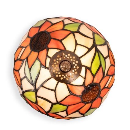 Brilagi - Tiffany vitraažist laualamp SUNFLOWER 1xE27/60W/230V