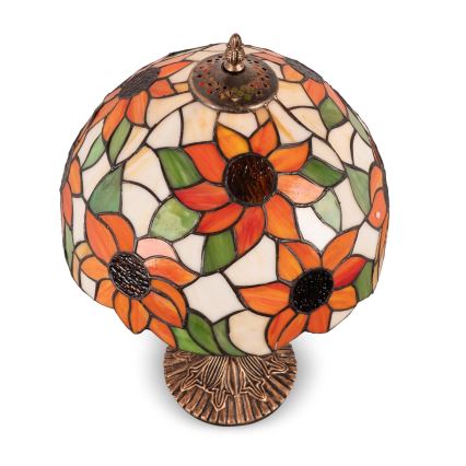 Brilagi - Tiffany vitraažist laualamp SUNFLOWER 1xE27/60W/230V
