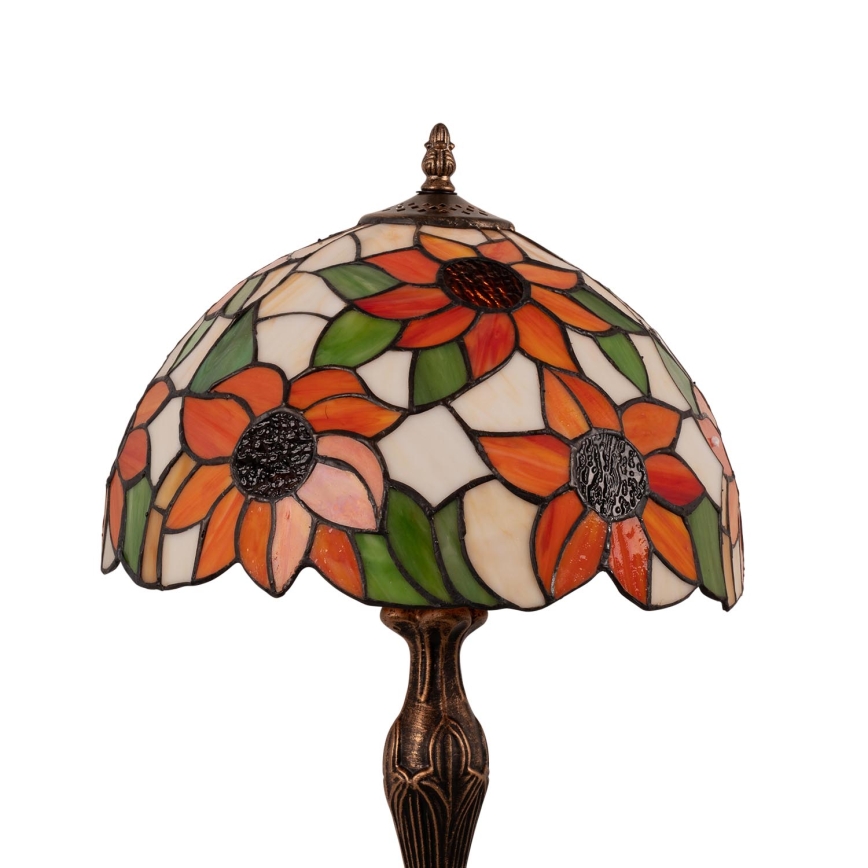 Brilagi - Tiffany vitraažist laualamp SUNFLOWER 1xE27/60W/230V