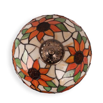 Brilagi - Tiffany vitraažist laualamp SUNFLOWER 1xE27/60W/230V