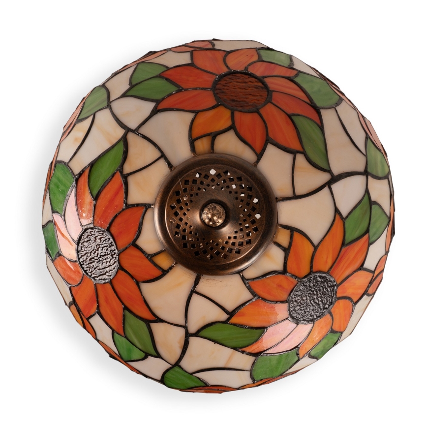 Brilagi - Tiffany vitraažist laualamp SUNFLOWER 1xE27/60W/230V