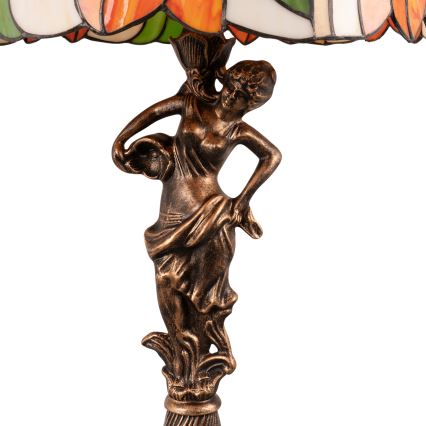 Brilagi - Tiffany vitraažist laualamp SUNFLOWER 1xE27/60W/230V