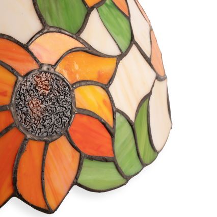 Brilagi - Tiffany vitraažist laualamp SUNFLOWER 2xE27/60W/230V