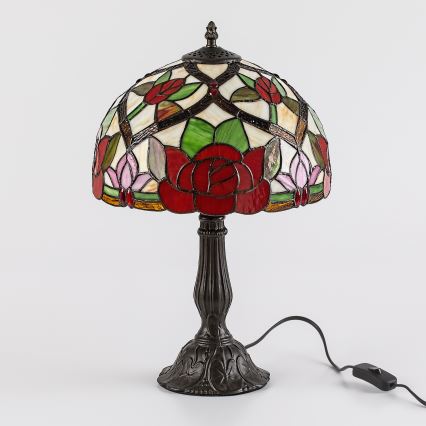 Brilagi - Tiffany-vitraažist lauavalgusti GARLAN 1xE27/40W/230V