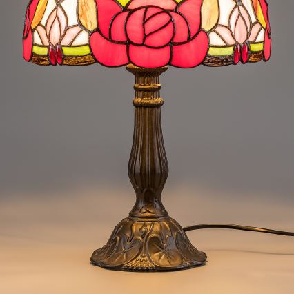 Brilagi - Tiffany-vitraažist lauavalgusti GARLAN 1xE27/40W/230V