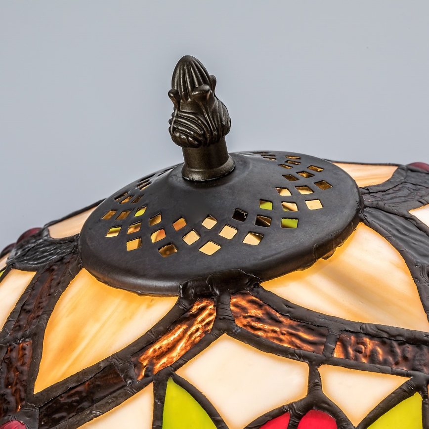 Brilagi - Tiffany-vitraažist lauavalgusti GARLAN 1xE27/40W/230V