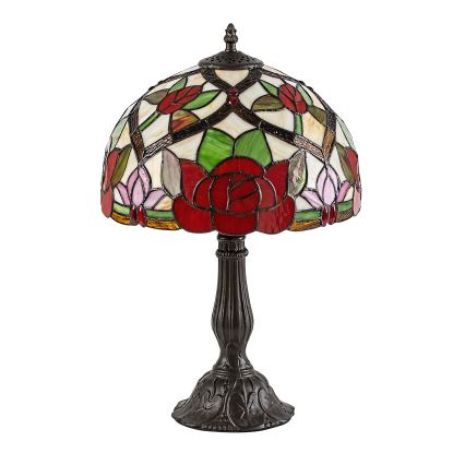 Brilagi - Tiffany-vitraažist lauavalgusti GARLAN 1xE27/40W/230V