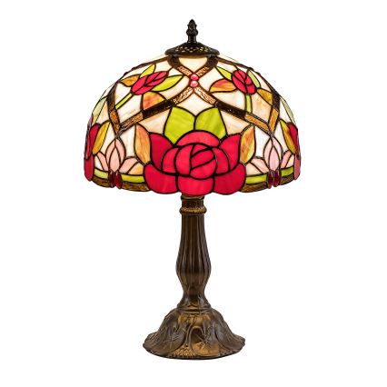 Brilagi - Tiffany-vitraažist lauavalgusti GARLAN 1xE27/40W/230V