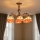 Brilagi - Tiffany-vitraažist pinnapealne laelamp SIENNA 6xE27/60W/230V läbimõõt 60 cm