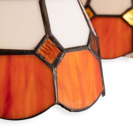 Brilagi - Tiffany-vitraažist pinnapealne laelamp SIENNA 6xE27/60W/230V läbimõõt 60 cm