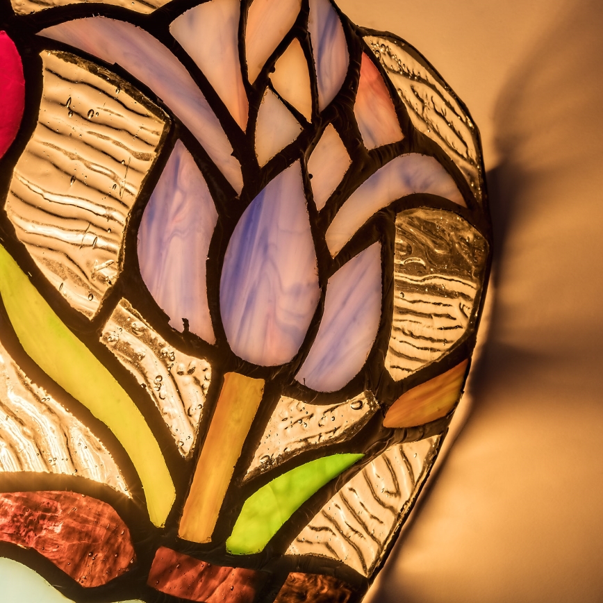 Brilagi - Tiffany vitraažist seinalamp LORAS 1xE14/40W/230V