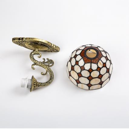 Brilagi - Tiffany vitraažist seinavalgusti DORAN 1xE27/40W/230V