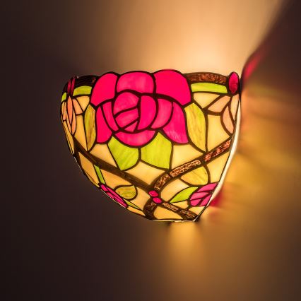 Brilagi - Tiffany vitraažist seinavalgusti GARLAN 1xE14/40W/230V