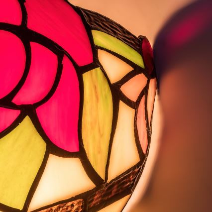 Brilagi - Tiffany vitraažist seinavalgusti GARLAN 1xE14/40W/230V