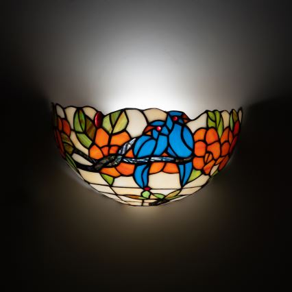 Brilagi - Tiffany-vitraažist seinavalgusti JUNGLE 1xE14/40W/230V